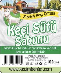 Saf Zeytinyağlı Keçi Sütü Sabunu (100 Gr.)