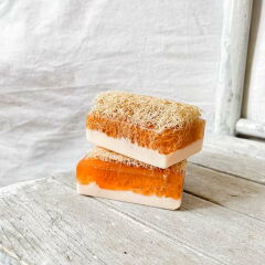 Keçi Sütlü KABAK LİFLİ Sabun (100 Gr.)