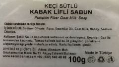 Keçi Sütlü KABAK LİFLİ Sabun (10 AL 8 ÖDE)