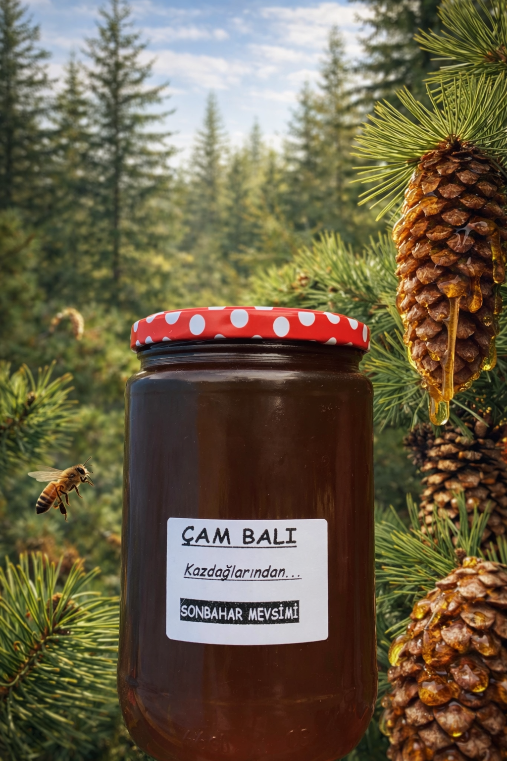 ÇAM Balı 850 Gr. (KAZDAĞLARINDAN)