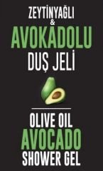 Zeytinyağlı ve AVOKADOLU Duş Jeli 1 Litre