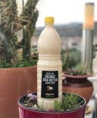 Zeytinyağlı & HİNDİSTAN CEVİZİ SHEA BUTTER Sıvı Sabunu 1 Litre