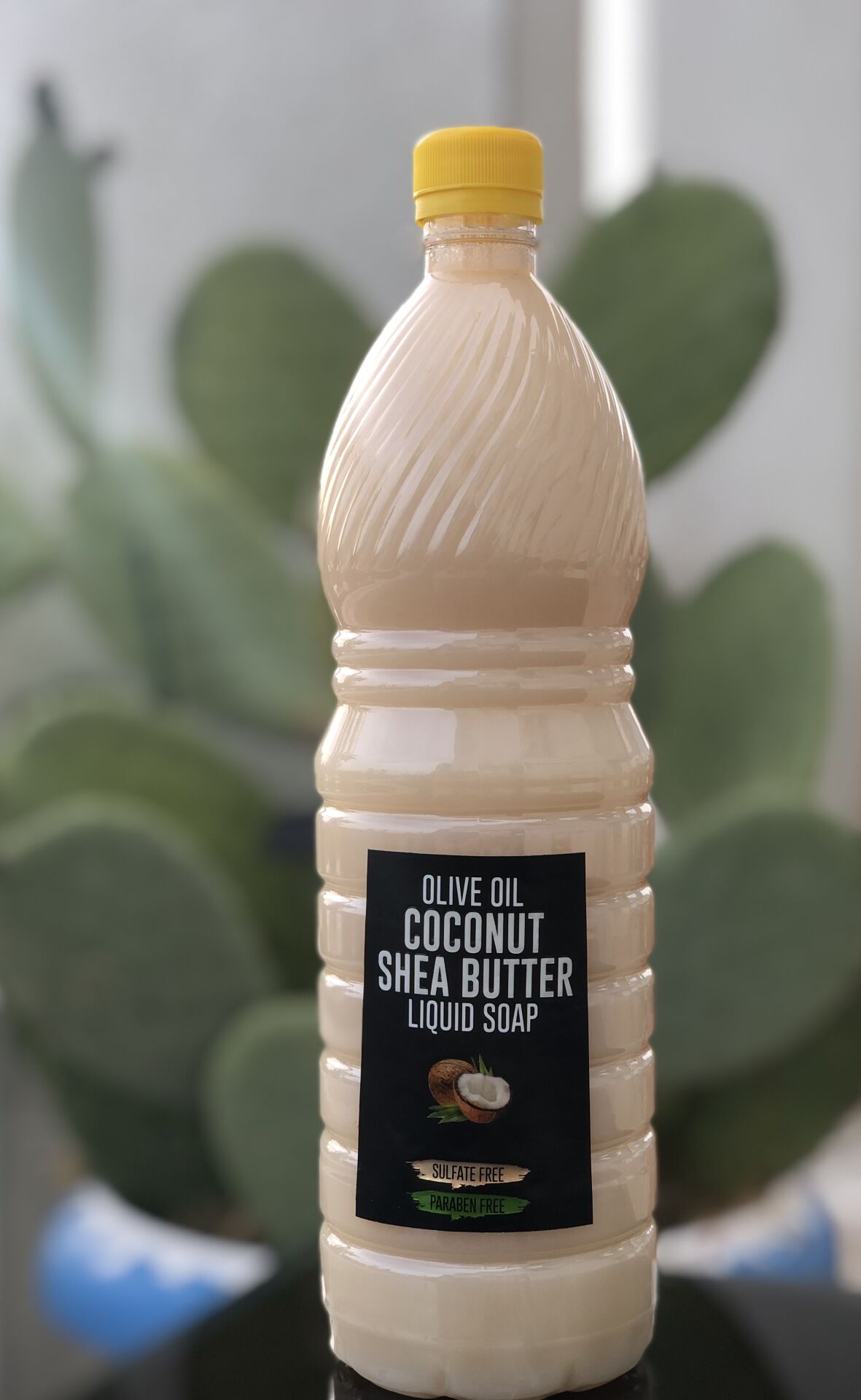 Zeytinyağlı & HİNDİSTAN CEVİZİ SHEA BUTTER Sıvı Sabunu 1 Litre