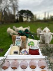 Yılbaşı Sağlık Sepeti (El Yapımı Yılbaşı Süsü ve Keçi Sütlü Sabun Hediyeli)