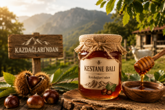 KESTANE Balı 850 Gr. (KAZDAĞLARINDAN)